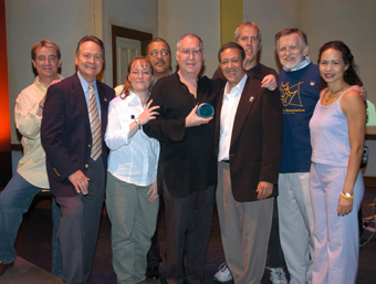 Tony Hodges, former Western Regional Director John Holly, Erica McKibben, Charles St. Clair, Award Recipient Ben Stewart, Mark de Michele, David Morden, William Killian, Liora Danine.