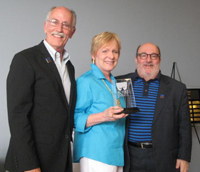 Western Regional Vice President Doug Carfrae along with Lucy Jordan Award-winner Mary Lou Westerfield and Councilor James T. McDermott.