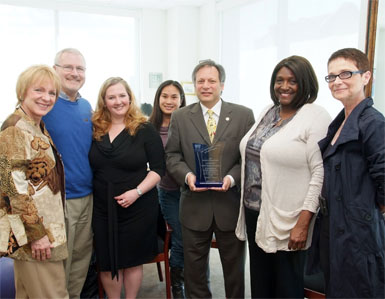 Mary Lou Westerfield, Michael Van Duzer, Jennifer Hazel, Regina Cabrera, Ben Donenberg, Barbara Roberts and Mary McColl.